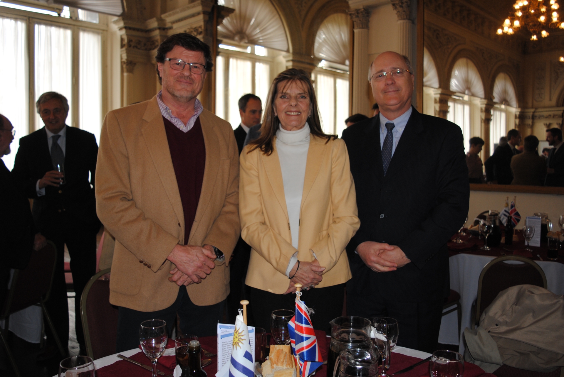 Kenneth Prevett, Sandra Maquirriain, Robin Cooper.