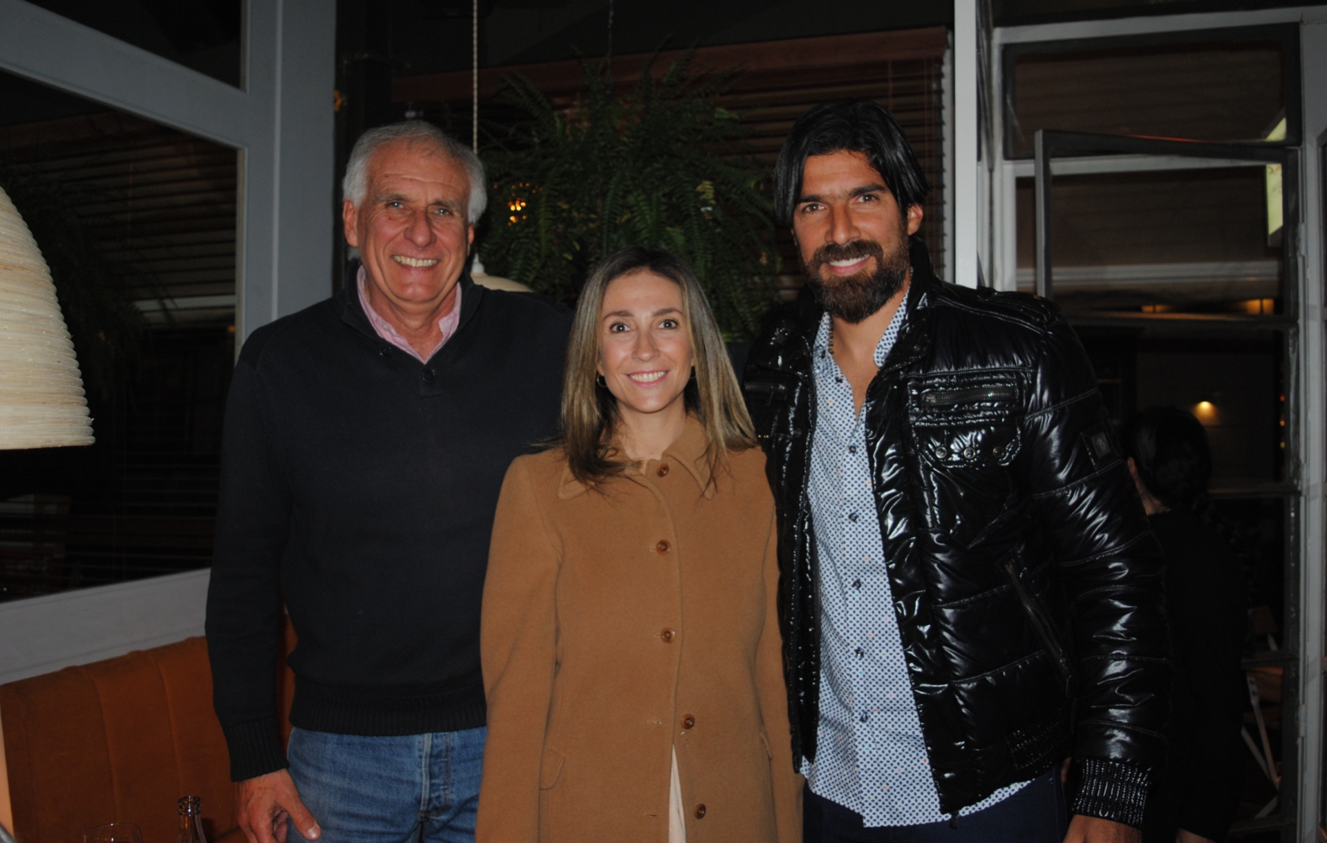 Cesar Payovich, Paola Firenze, Sebastián Abreu.