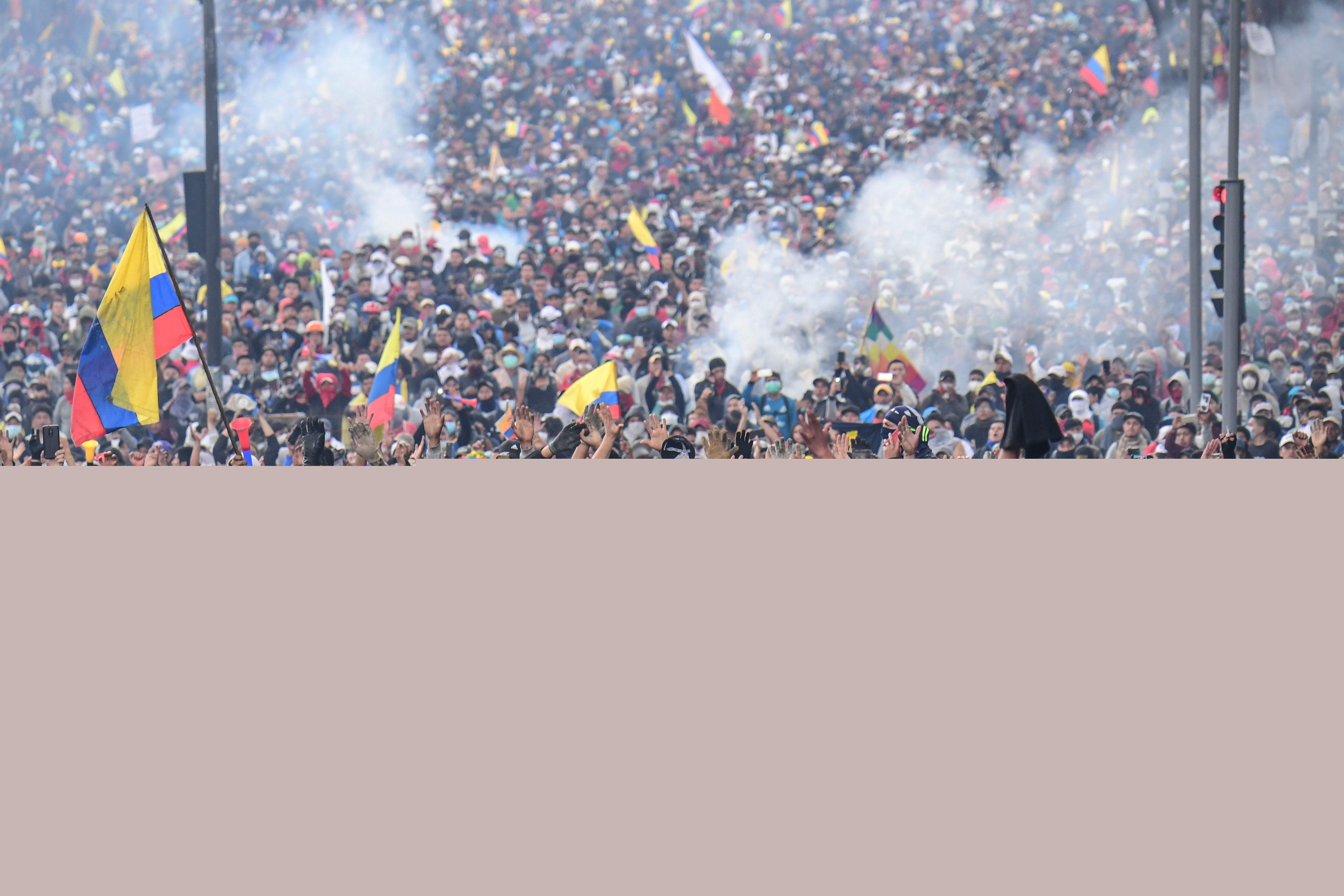 Ecuador logró alcanzar un acuerdo para restablecer la paz. Foto: AFP