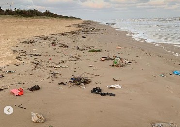 Playas de Montevideo según Brian Adams. Foto: Instagram Brian Adams