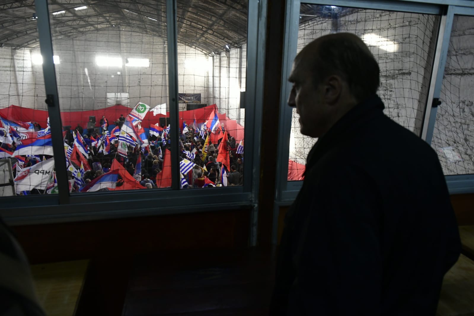 Daniel Martínez en un acto en Durazno. Foto: Fernando Ponzetto.