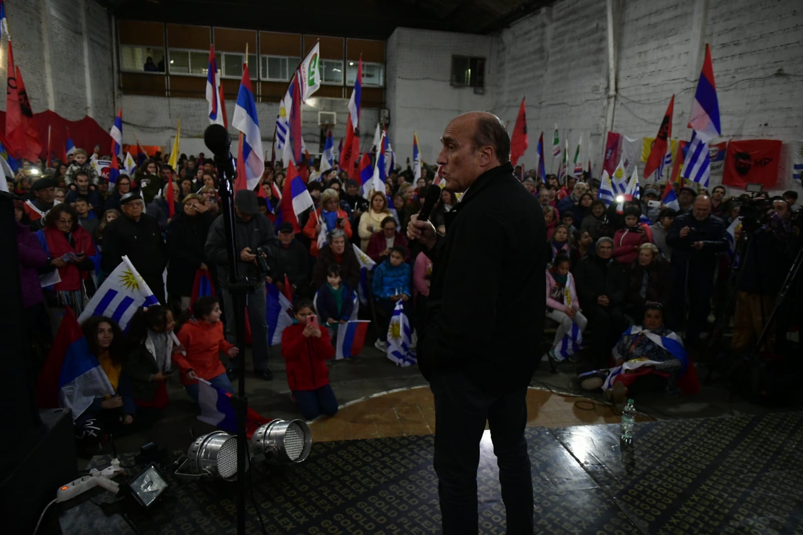 Daniel Martínez en un acto en Durazno. Foto: Fernando Ponzetto.