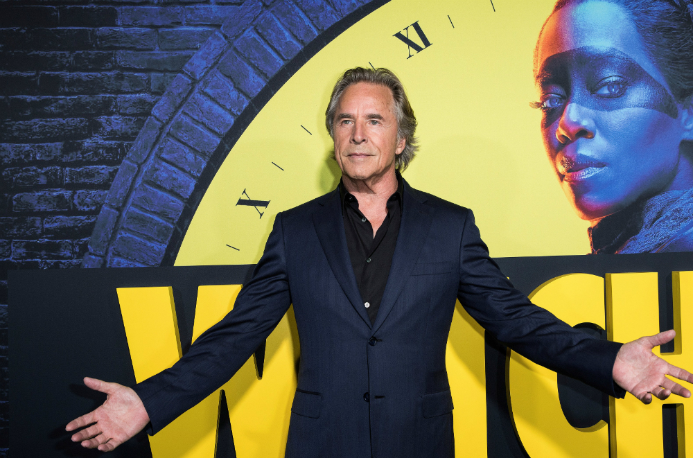 Don Johnson, otro de los protagonistas de la serie saludaron a los fanáticos en la premiere