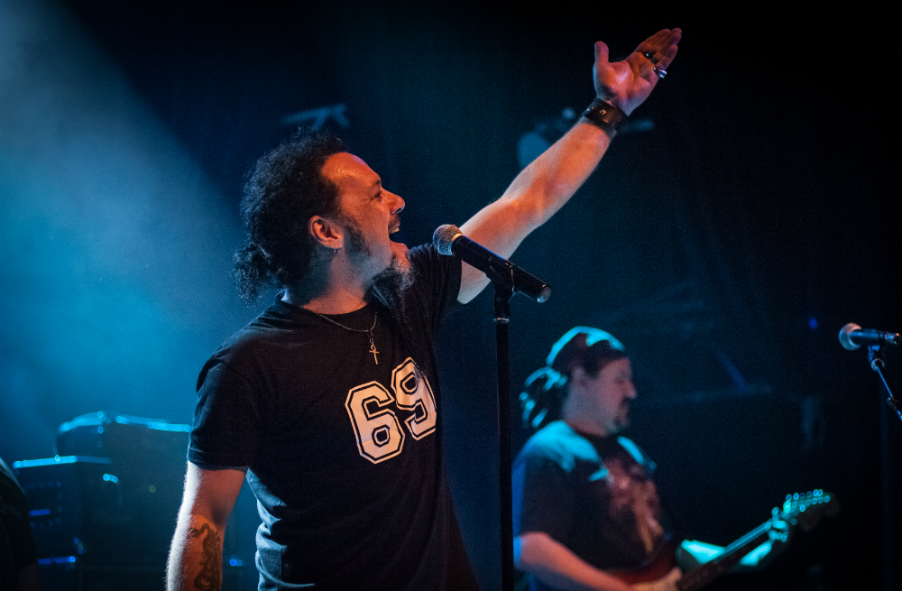 La banda de metal Chopper. Foto: Nicolas Coitino