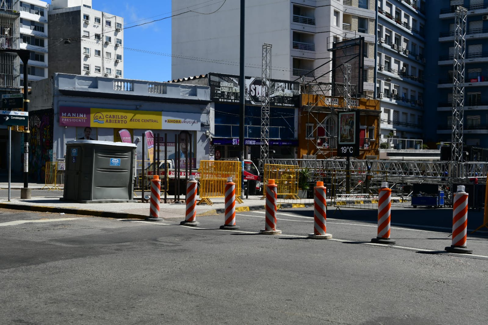 El cierre de campaña de Cabildo Abierto será frente a su sede central. Foto: Francisco Flores