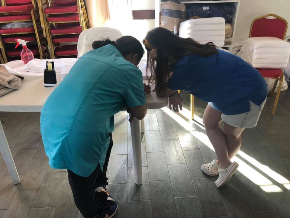 Los trabajadores del lavadero Arcoíris 21. Foto: Arcoíris 21