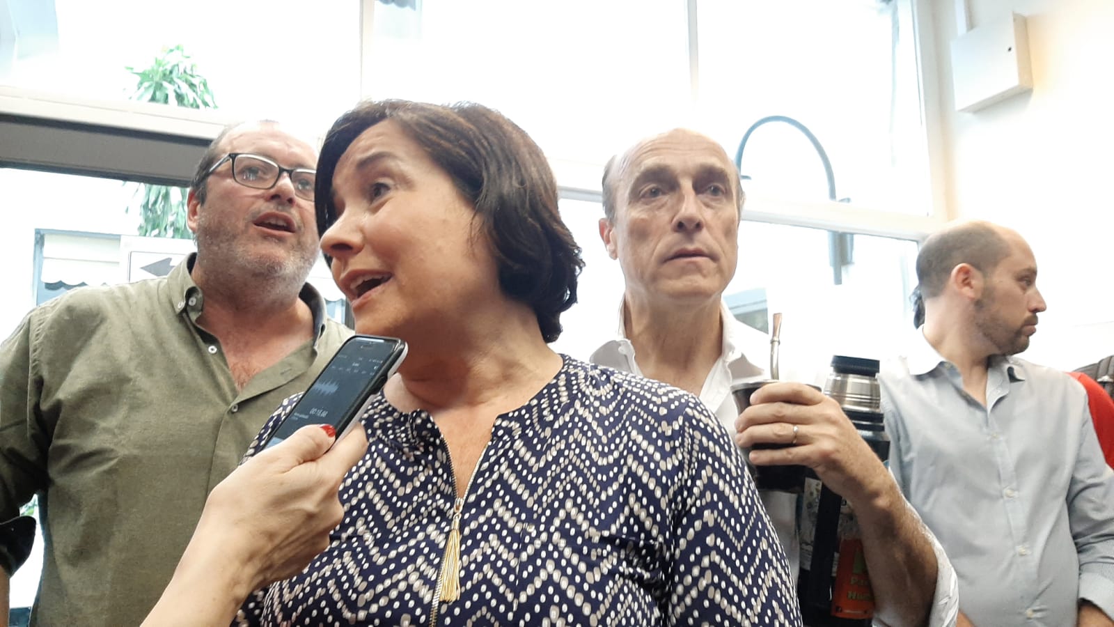 Daniel Martínez junto con su esposa Laura Motta. Foto: Mariángel Solomita