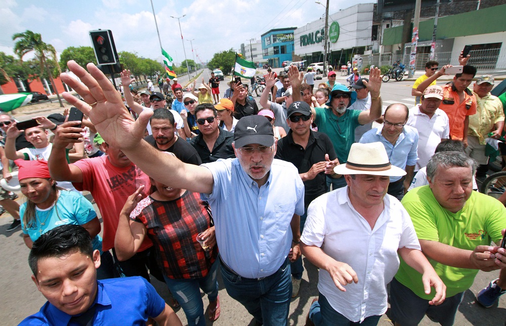 Opositor Carlos Mesa. Foto: AFP