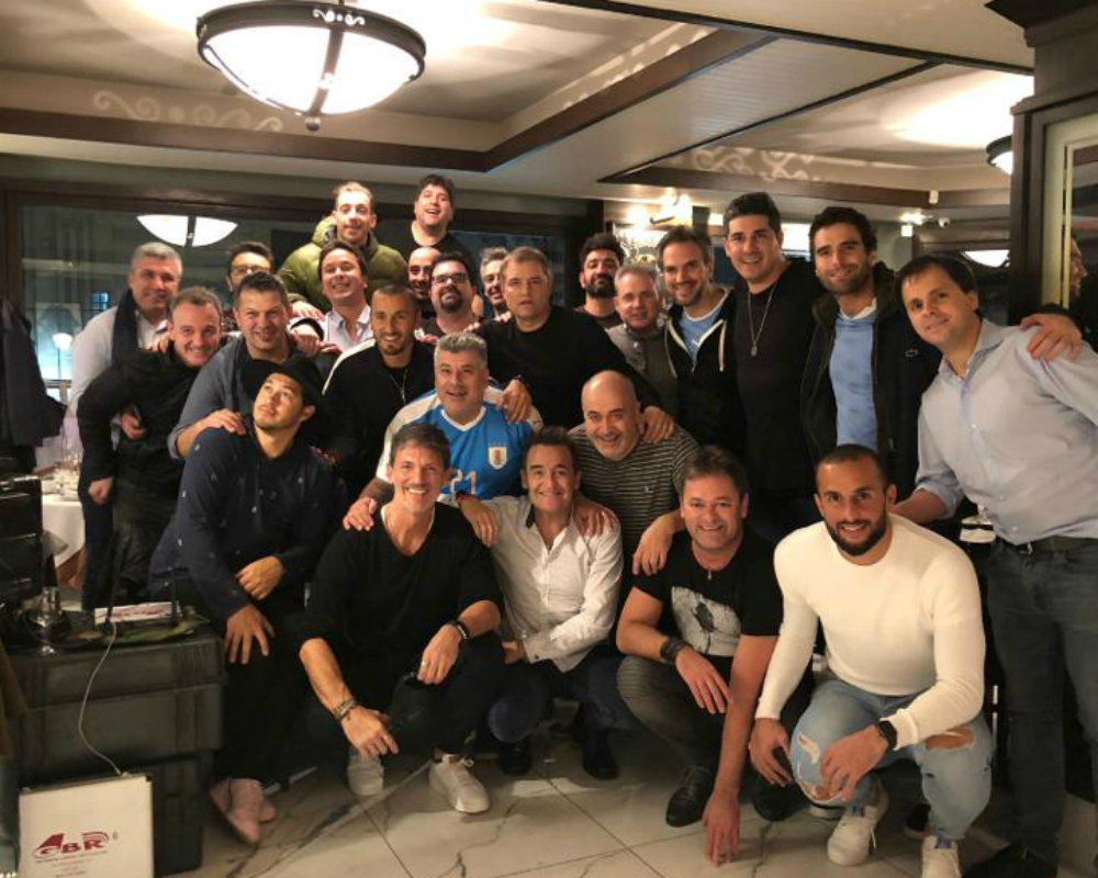 Una de las reuniones de los uruguayos en Buenos Aires. Foto: Pichu Straneo.