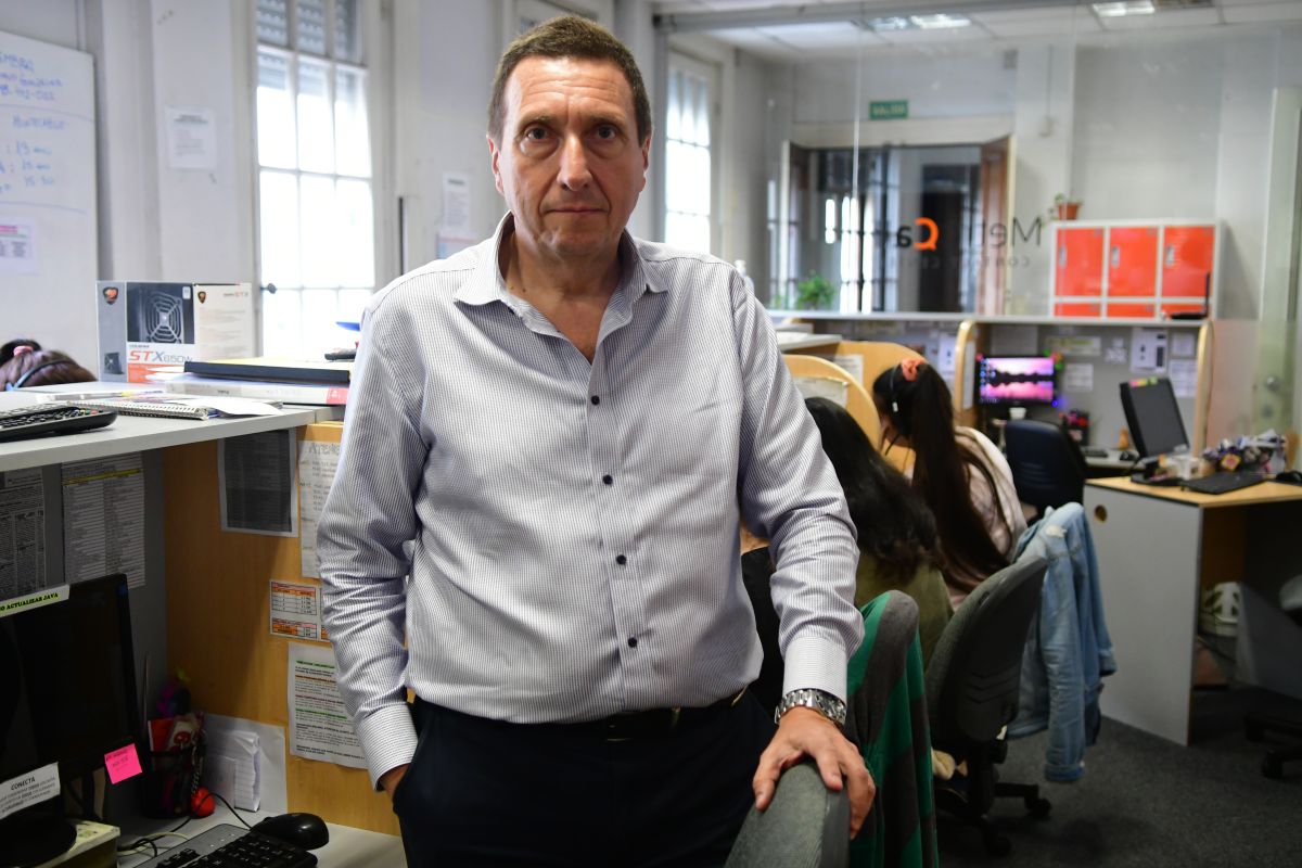 Joseph Birnfeld, director de Metrocall Contact Center. Foto: Francisco Flores.