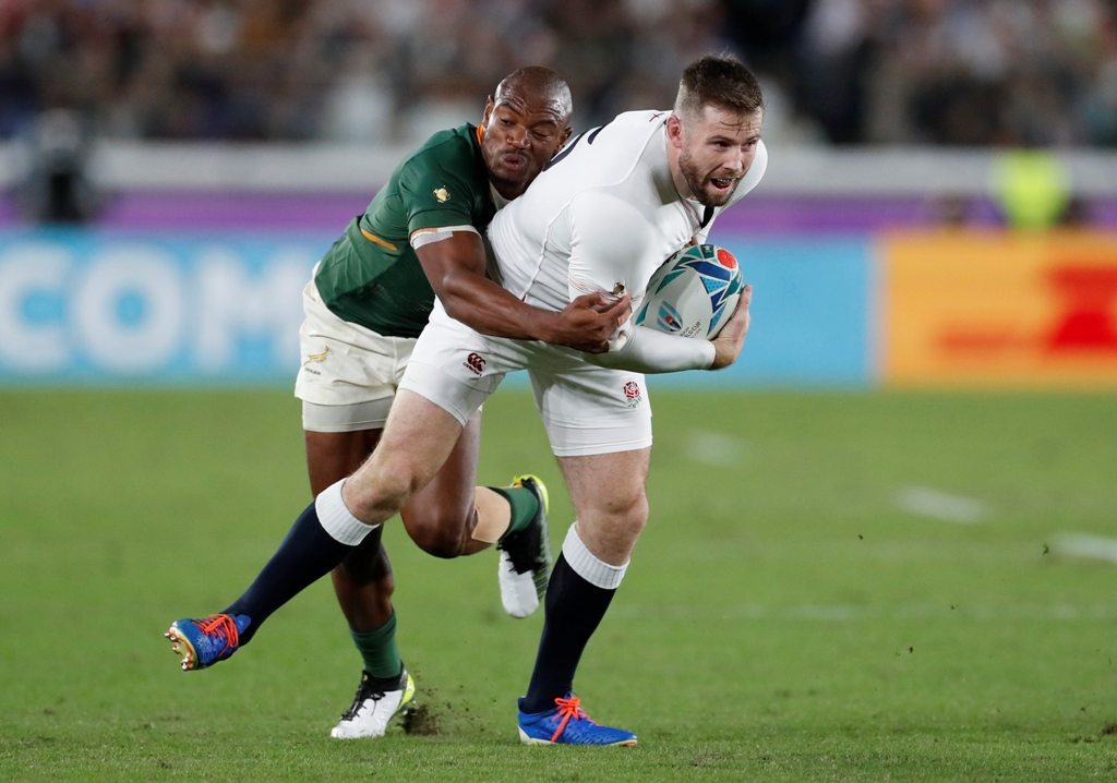 La gran final del Mundial de Japón 2019 entre Sudáfrica e Inglaterra. Foto: AFP.