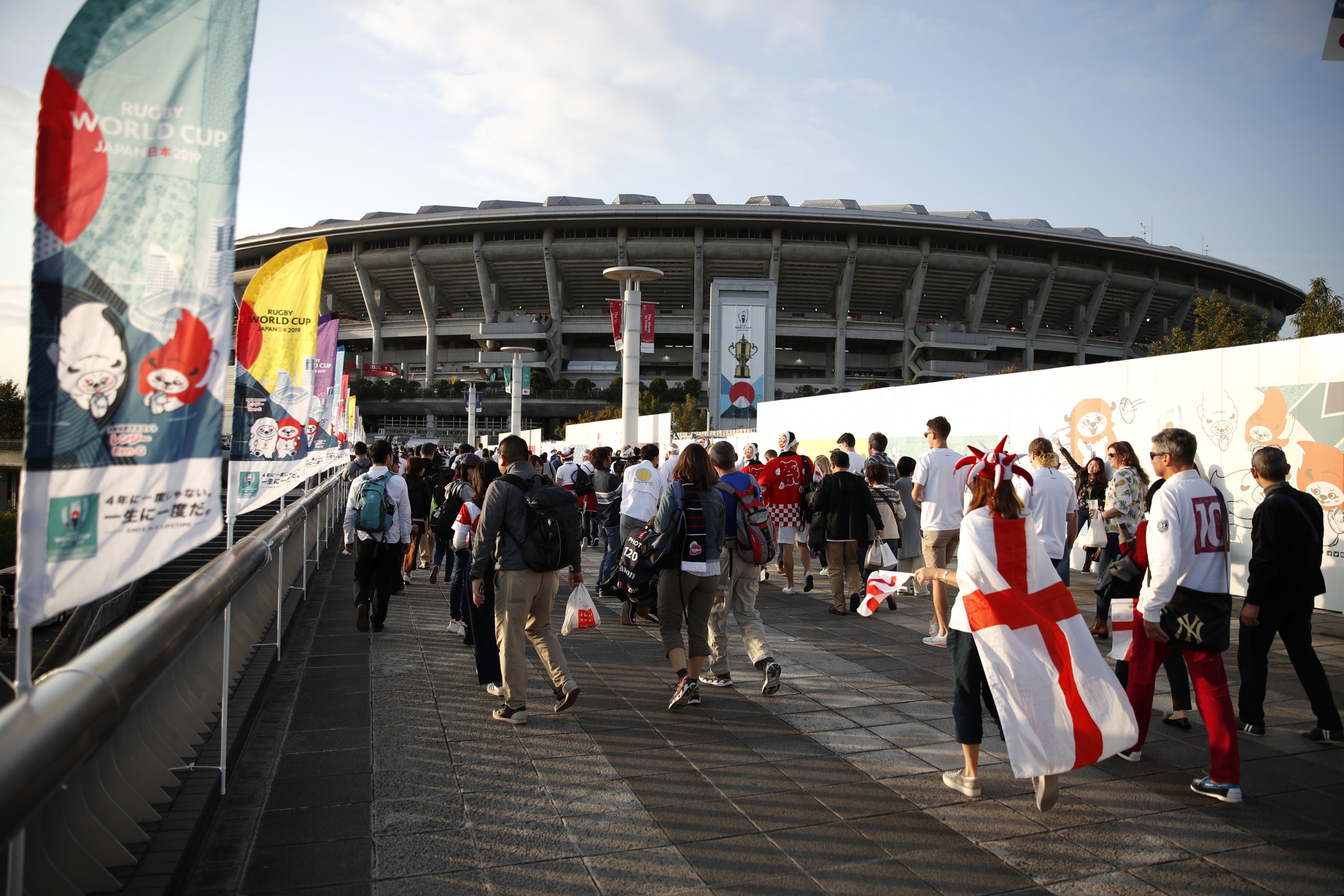 La gran final del Mundial de Japón 2019 entre Sudáfrica e Inglaterra. Foto: AFP.