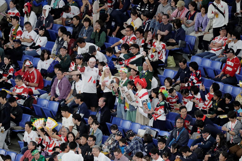 La gran final del Mundial de Japón 2019 entre Sudáfrica e Inglaterra. Foto: AFP.