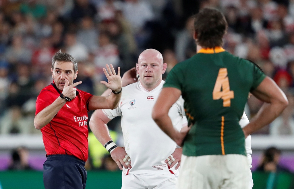 La gran final del Mundial de Japón 2019 entre Sudáfrica e Inglaterra. Foto: AFP.