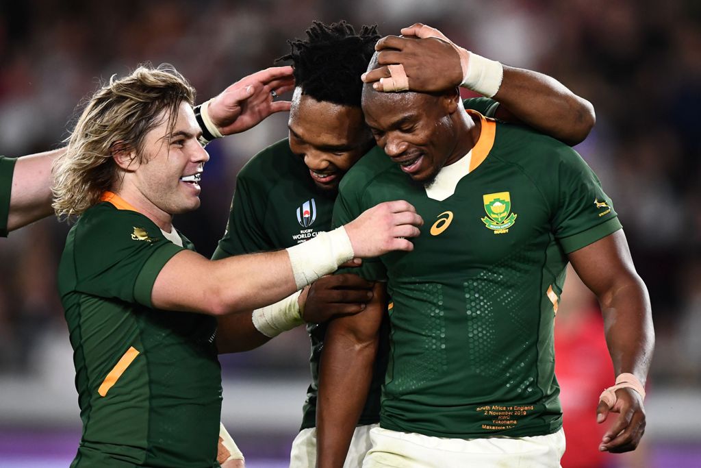 Sudáfrica le ganó a Inglaterra en Yokohama y se consagró campeón del mundo. Foto: AFP.
