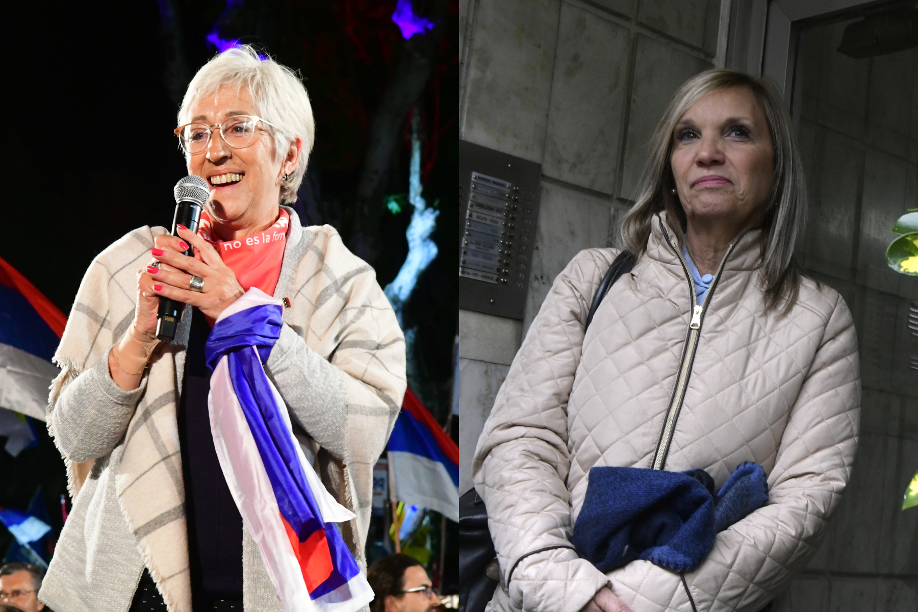 Graciela Villar y Beatriz Argimón. Fotos: Francisco Flores y Leonardo Mainé..