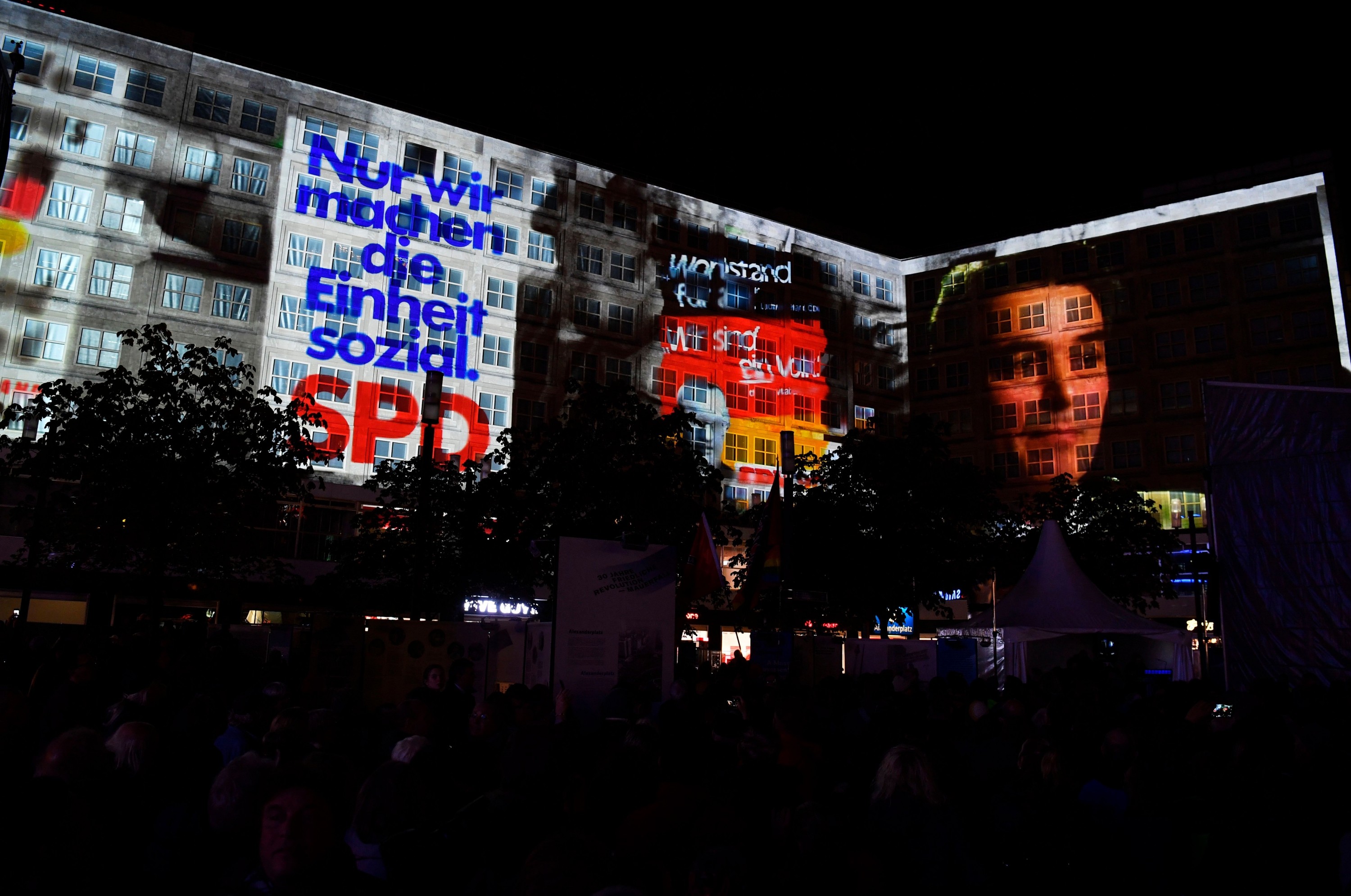 Berlín lleno de luces. Foto: AFP.