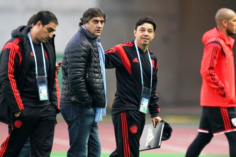 Enzo Francescoli y Marcelo Gallardo