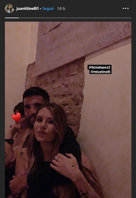 La historia de Juanita mostró a la pareja muy enamorada.