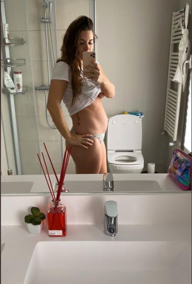 Mina Bonino embarazada