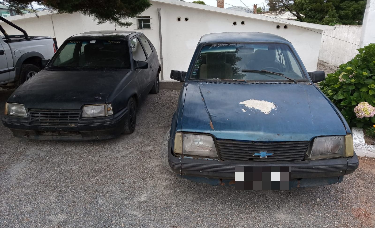 Algunos de los vehículos robados. Foto: Ministerio del Interior