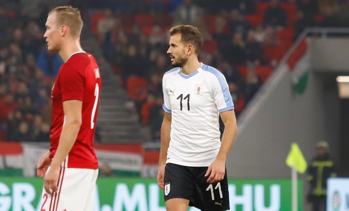 Cristhian Stuani. Foto: @Uruguay.