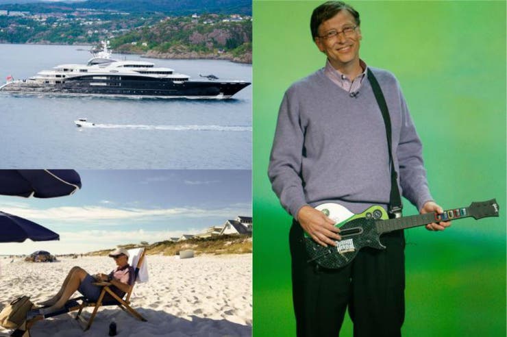 Viajes en yate y partidos de tenis ante estrellas, algunos de los gustos que se ha dado Bill Gates. Foto: El Tiempo - GDA
