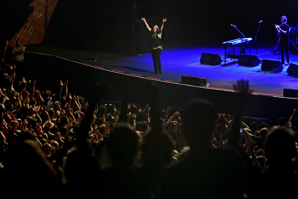 Patti Smith en el Teatro de Verano. Foto: Fernando Ponzetto
