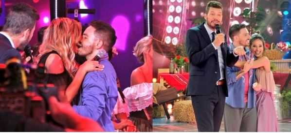 El beso de Melina y Fede Bal