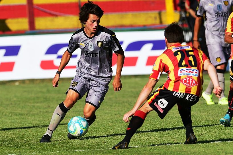 Facundo Pellistri en Peñarol vs. Progreso