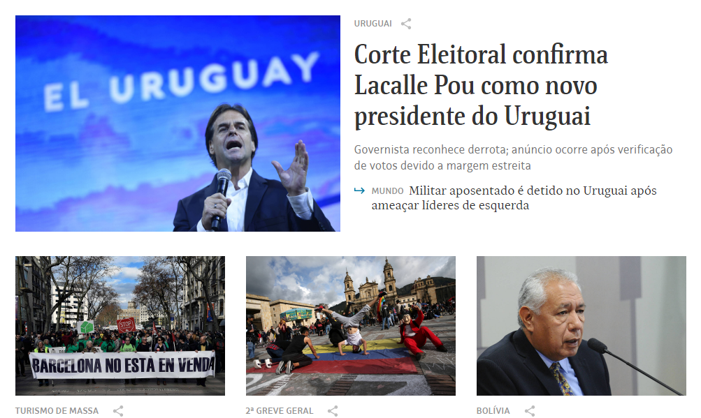 Folha Brasil. Foto: Captura