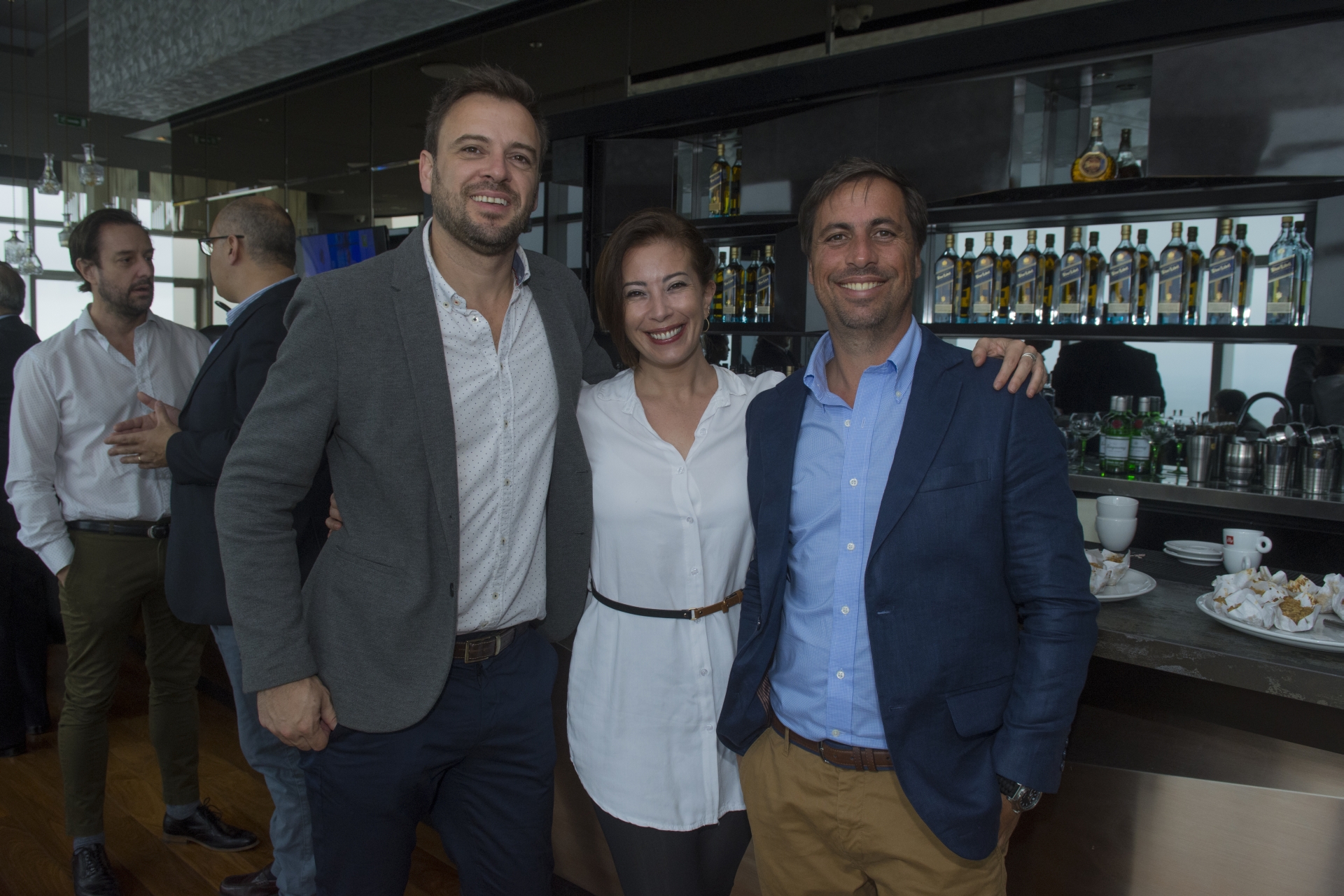 Diego Flores, Melissa Santellán, Sebastián Baldovi.