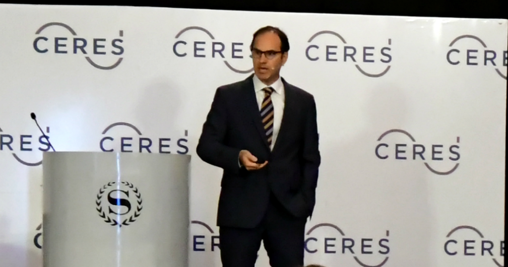 Charla de Guillermo Tolosa, director de Ceres. Foto: Francisco Flores