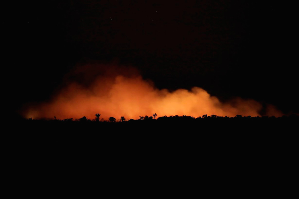 Incendios forestales en el Amazonia. Foto: Reuters