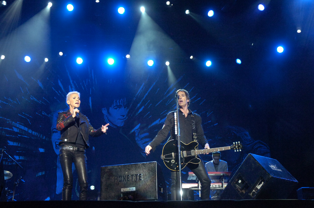 Roxette en el Velódromo de Montevideo, en 2011. Foto: Archivo El País