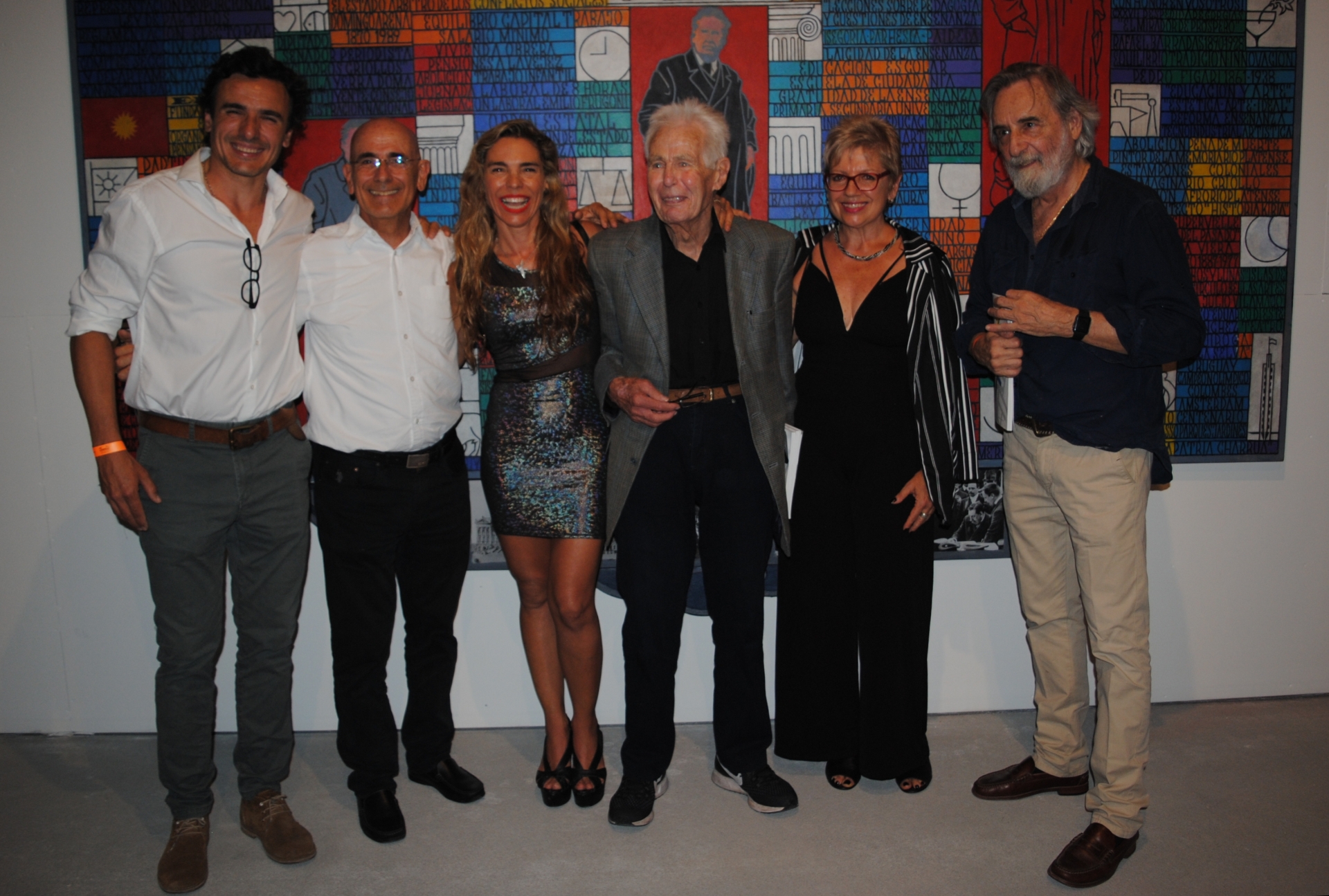 Germán, Eduardo y Lara Campiglia, Miguel Ángel y Anabell Battegazzore, Ignacio Iturria.
