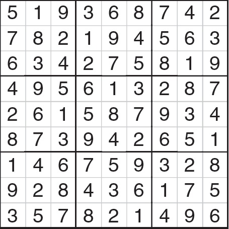 Solución Sudoku