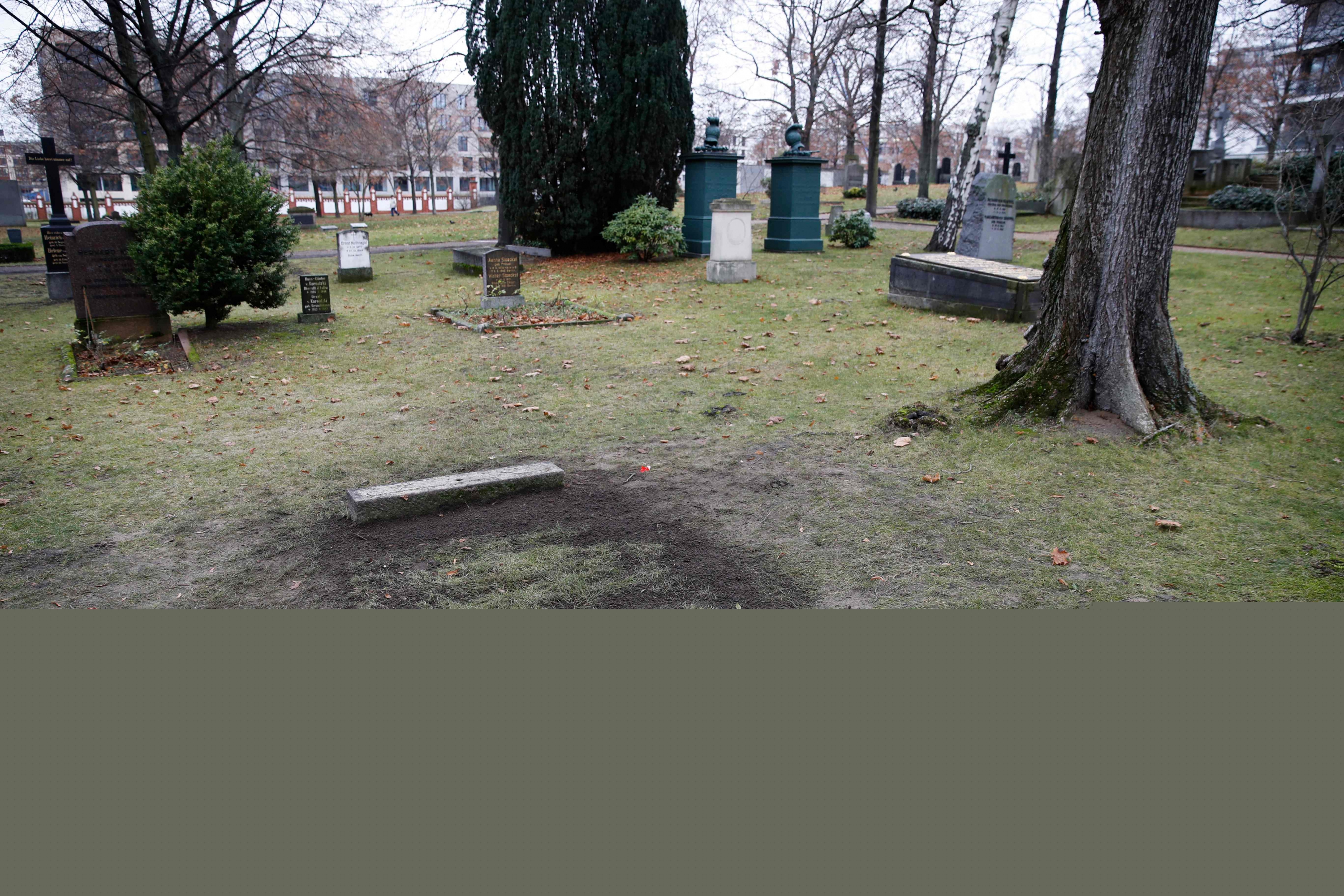 Tumba del criminal nazi Reinhardt Heydrich. Foto: AFP