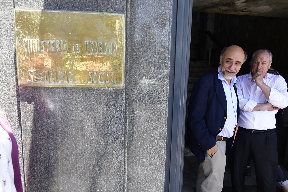 Ernesto Murro y Pablo Mieres se reunieron este martes. Foto: Fernando Ponzetto