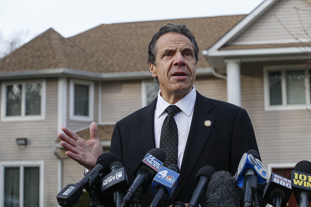 Gobernador de Nueva York, Andrew Cuomo. Foto: AFP