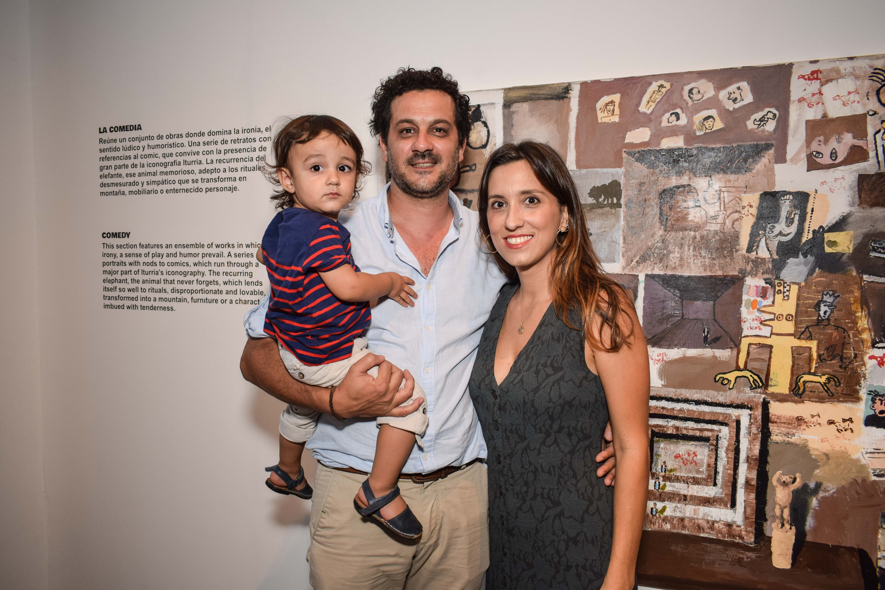 Valentín y Juan Risso, Catalina Iturria.