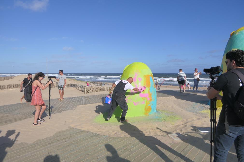 Así están los "dedos" de Punta del Este este jueves. Foto: Ricardo Figueredo