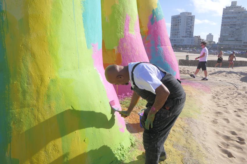Así están los "dedos" de Punta del Este este jueves. Foto: Ricardo Figueredo