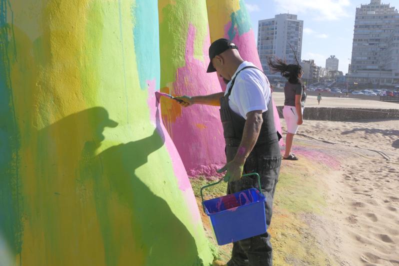Así están los "dedos" de Punta del Este este jueves. Foto: Ricardo Figueredo