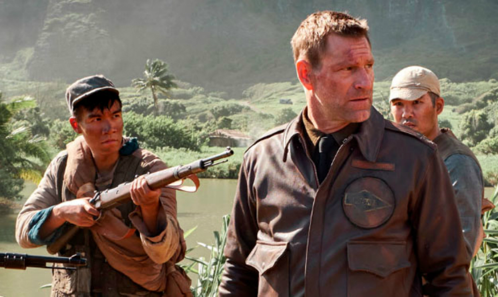 Aaron Eckhart en la película "Midway", de Roland Emmerich. Foto: Difusión