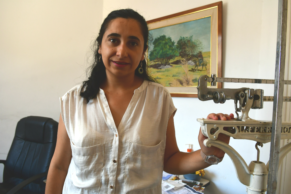 La psicóloga Julia Alderette cuenta que no se les revela el peso a pacientes. Foto: Francisco Flores