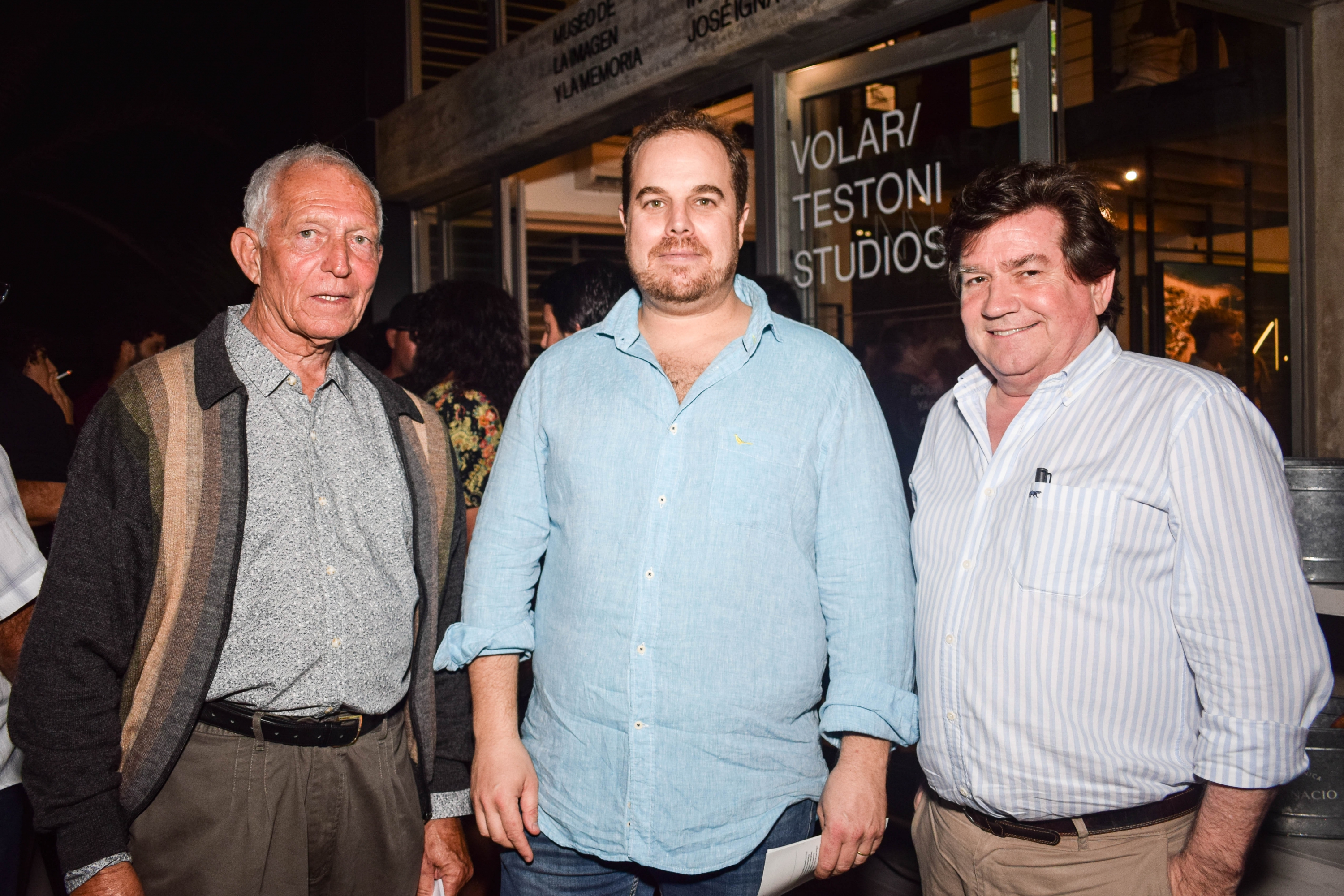 Héctor Testoni, Nicolás Barriola, William Rey Ashfield.