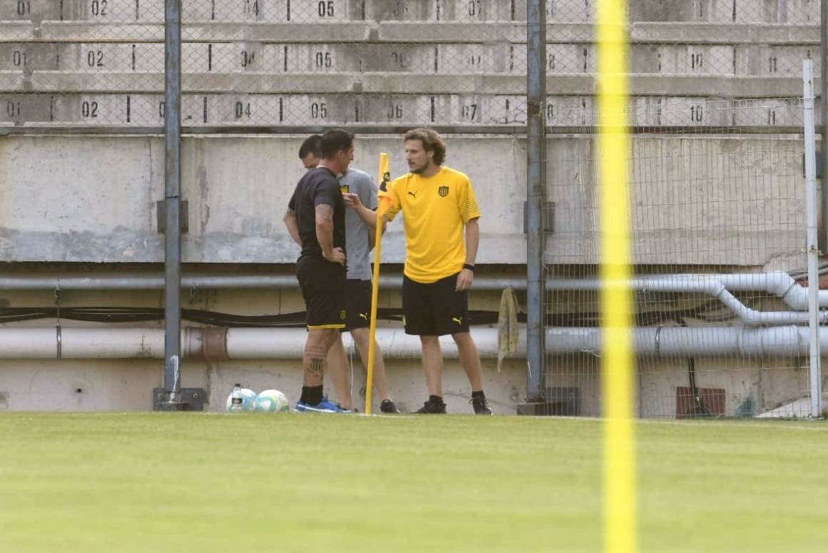 Diego Forlán junto al Cebolla Rodríguez