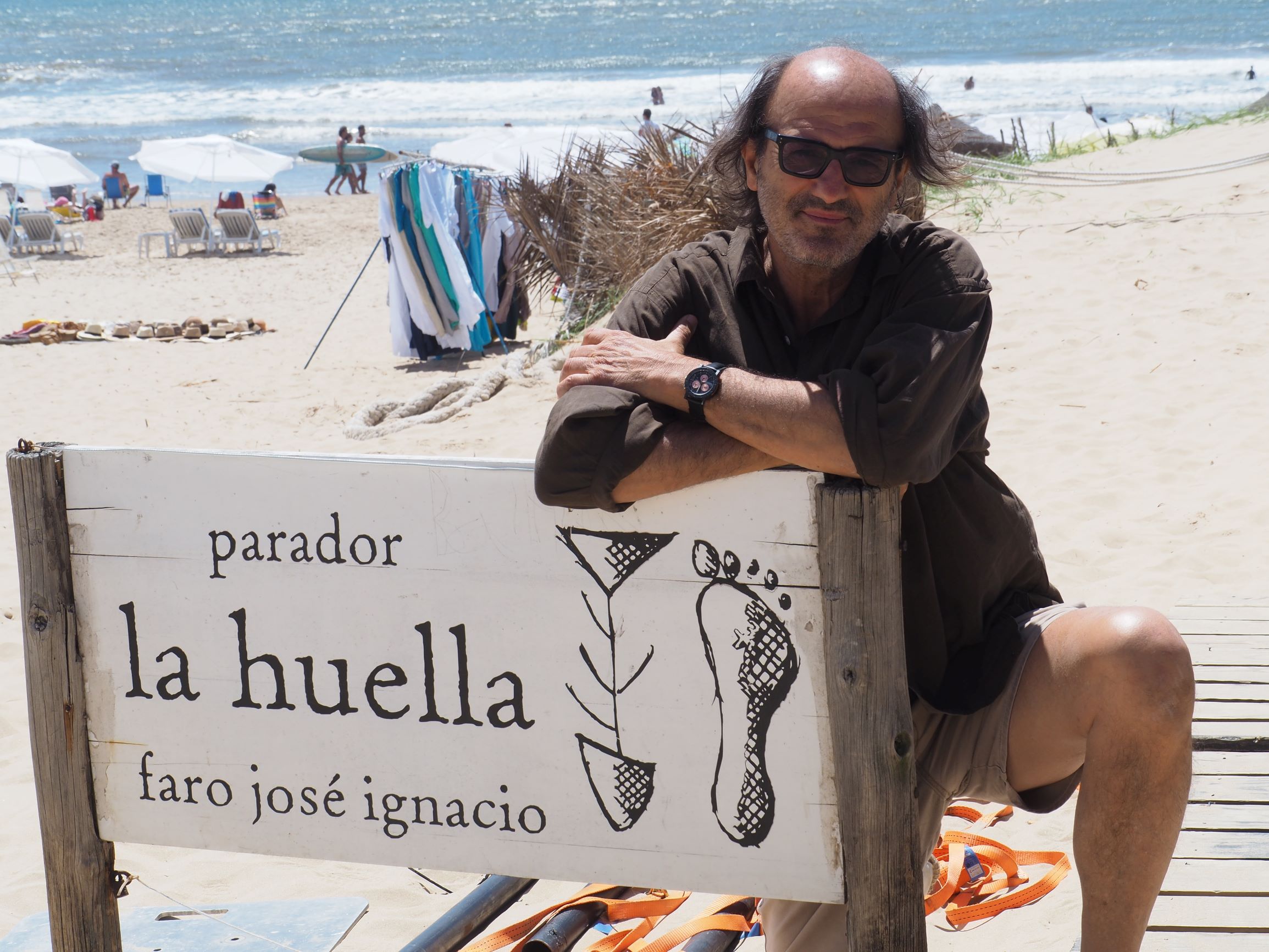 Martín Pittaluga, uno de los dueños del parador La Huella. Foto: Ricardo Figueredo