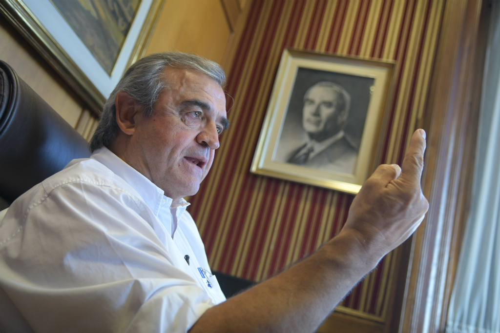 Jorge Larrañaga, ministro del Interior designado por el gobierno electo. Foto: Marcelo Bonjour